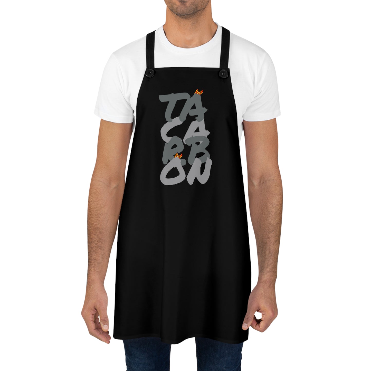Ta’Carbon el delantal in black
