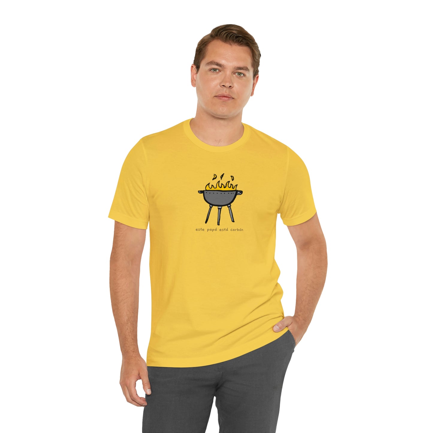 Este papá está carbón- y tiene la tshirt pa probarlo