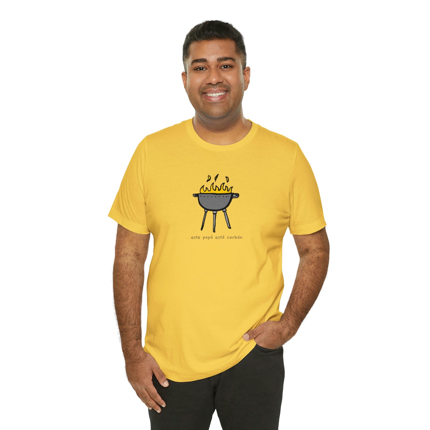 Este papá está carbón- y tiene la tshirt pa probarlo
