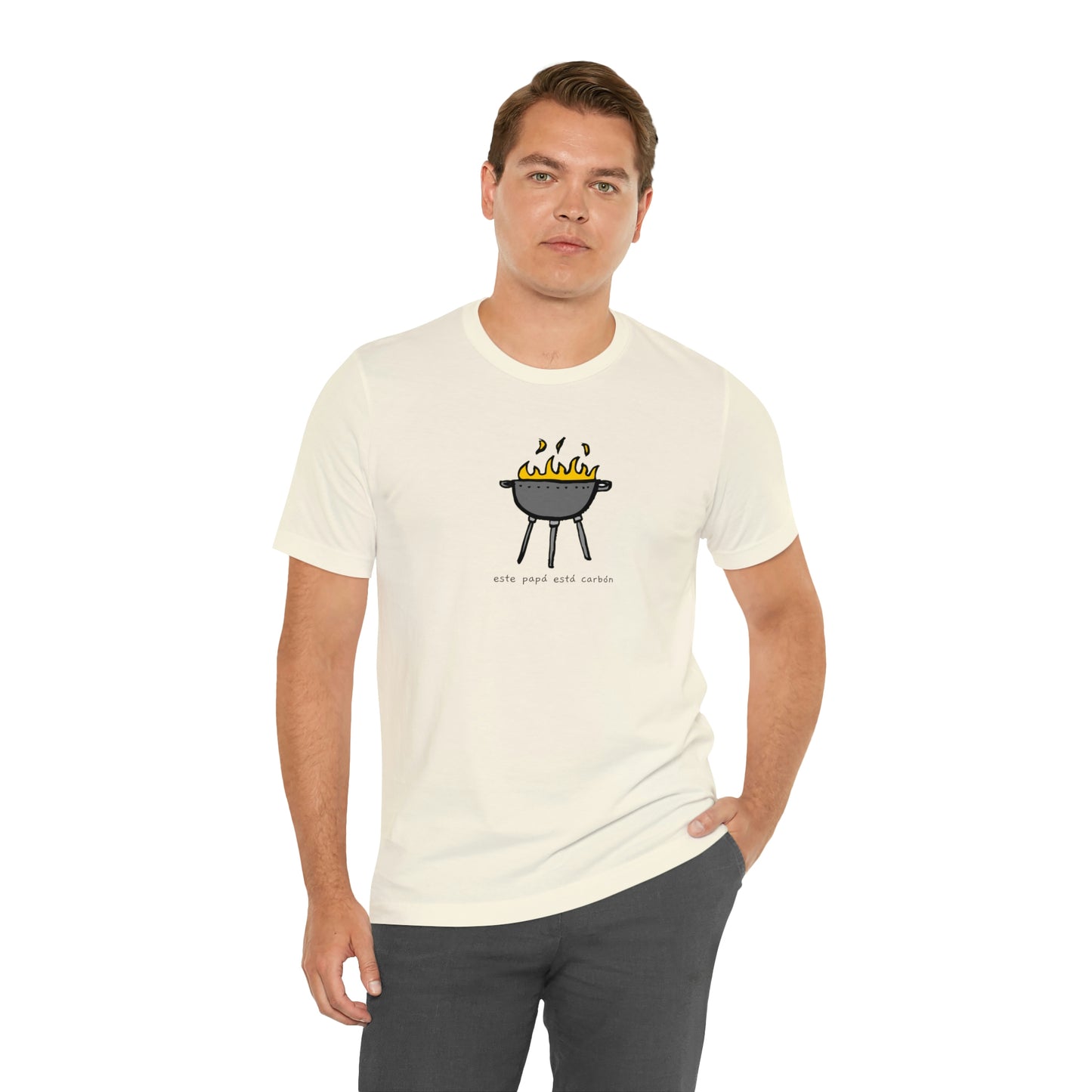 Este papá está carbón- y tiene la tshirt pa probarlo