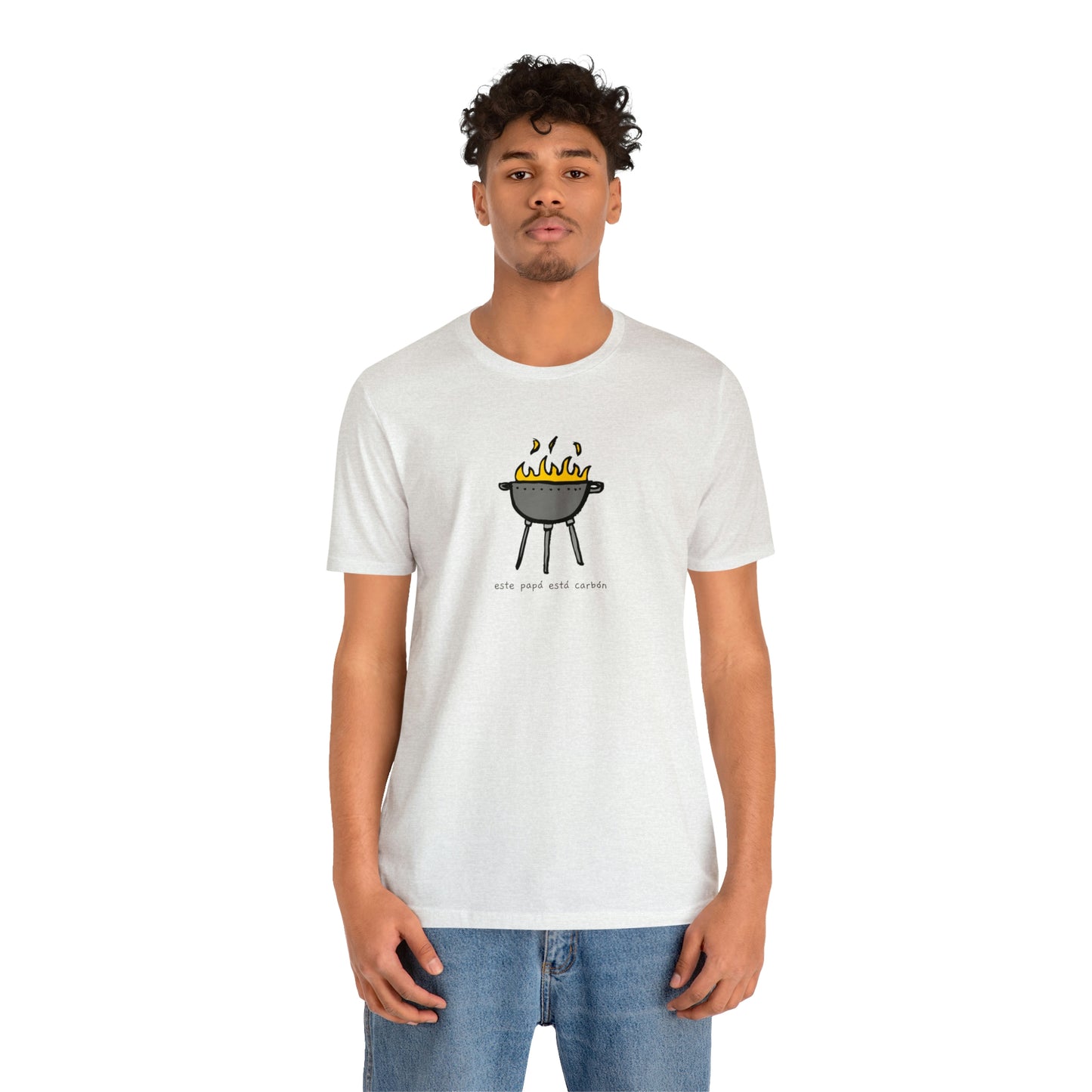Este papá está carbón- y tiene la tshirt pa probarlo