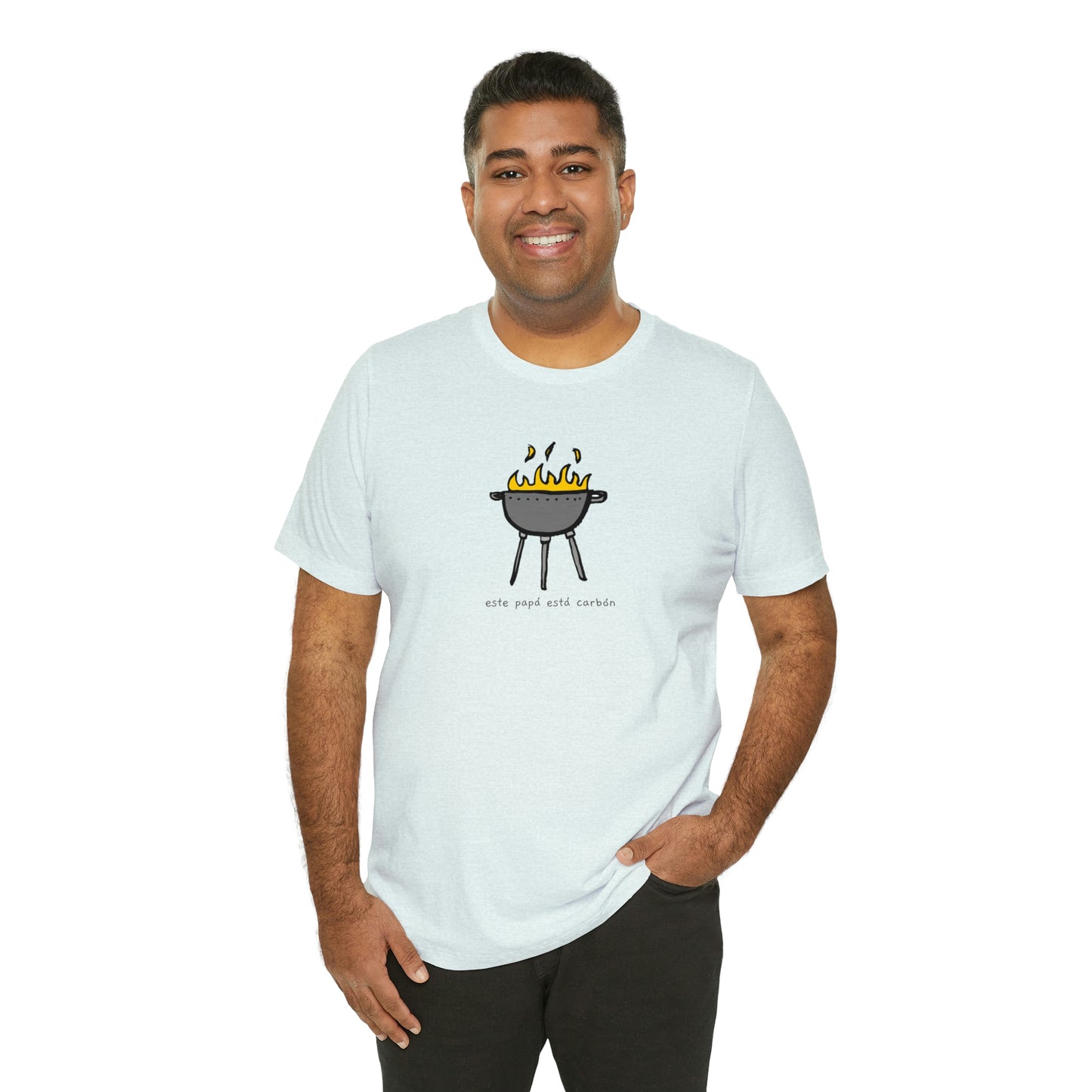 Este papá está carbón- y tiene la tshirt pa probarlo