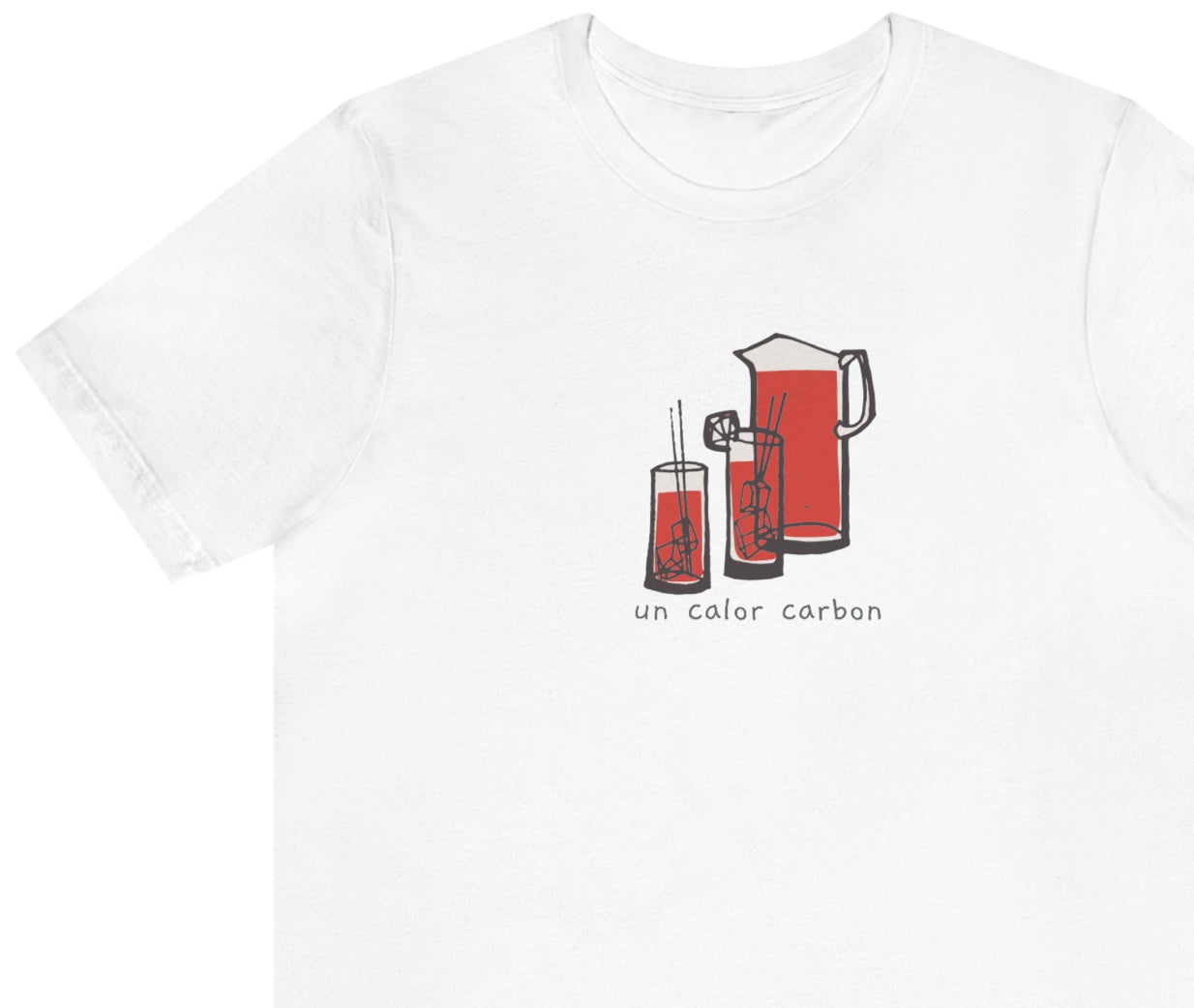 un calor carbon. Refresca-tee shirt