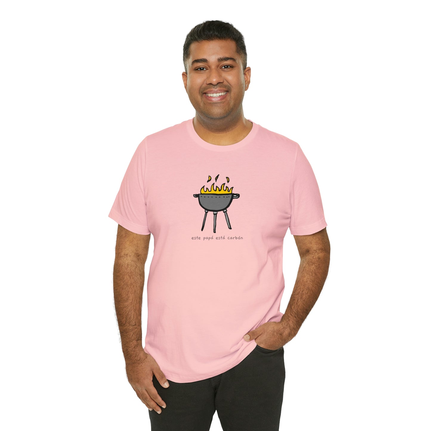 Este papá está carbón- y tiene la tshirt pa probarlo