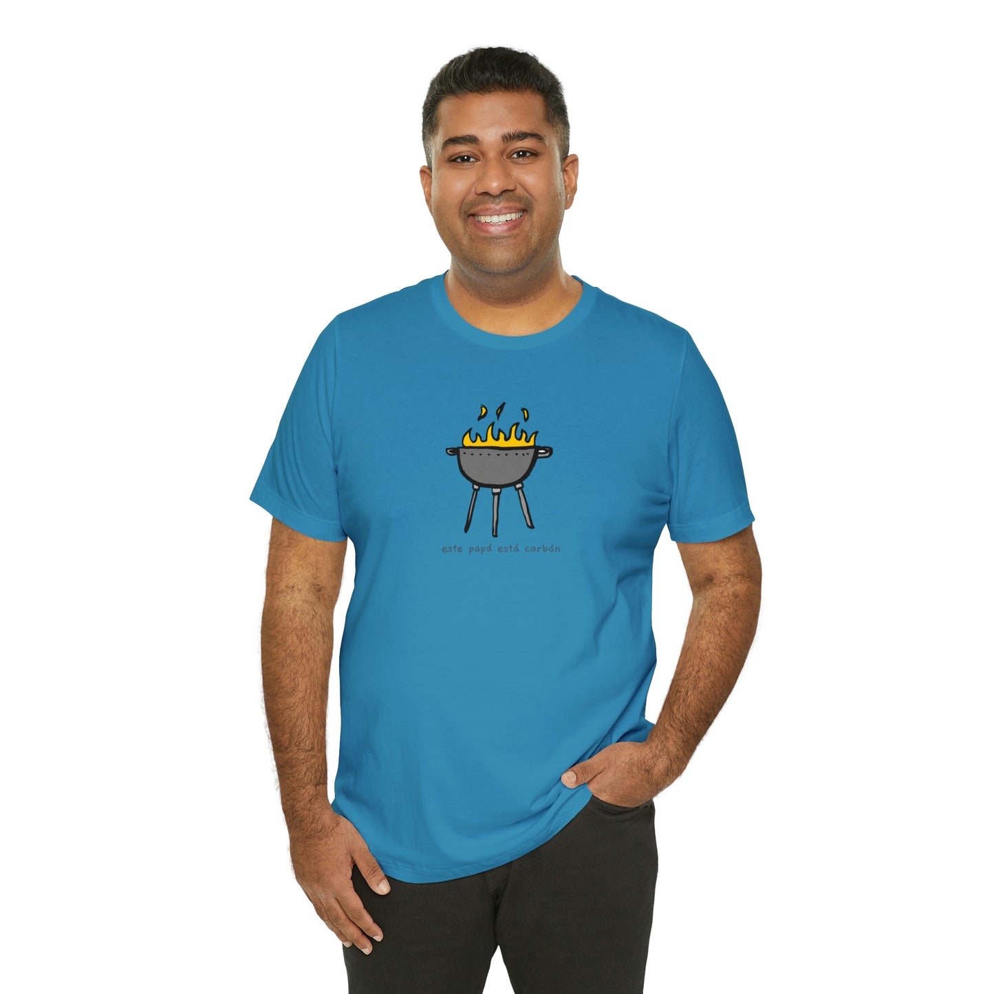 Este papá está carbón- y tiene la tshirt pa probarlo