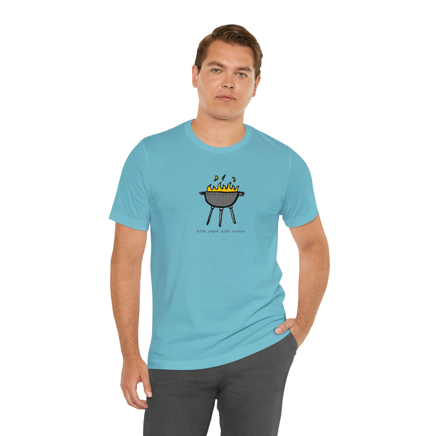 Este papá está carbón- y tiene la tshirt pa probarlo
