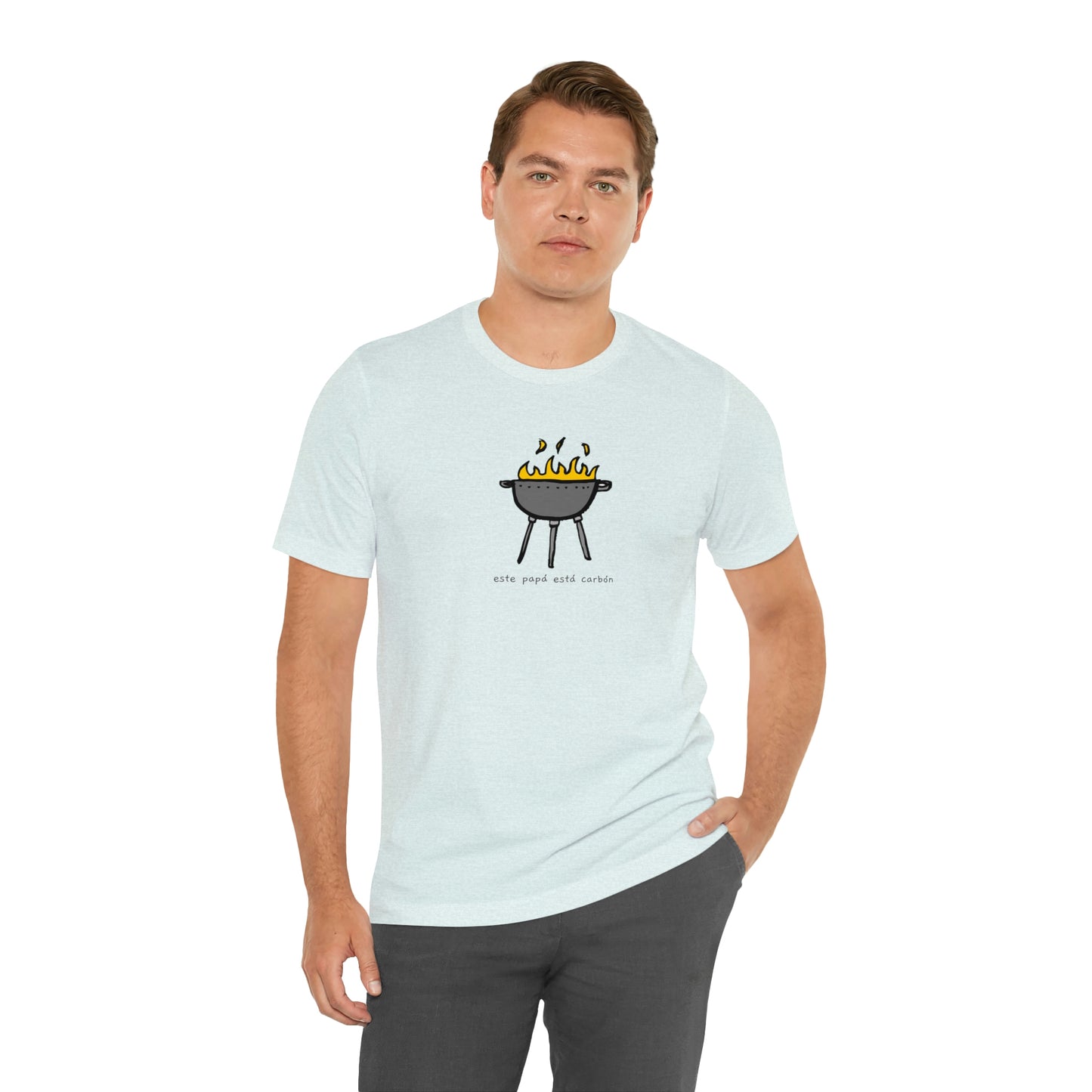 Este papá está carbón- y tiene la tshirt pa probarlo