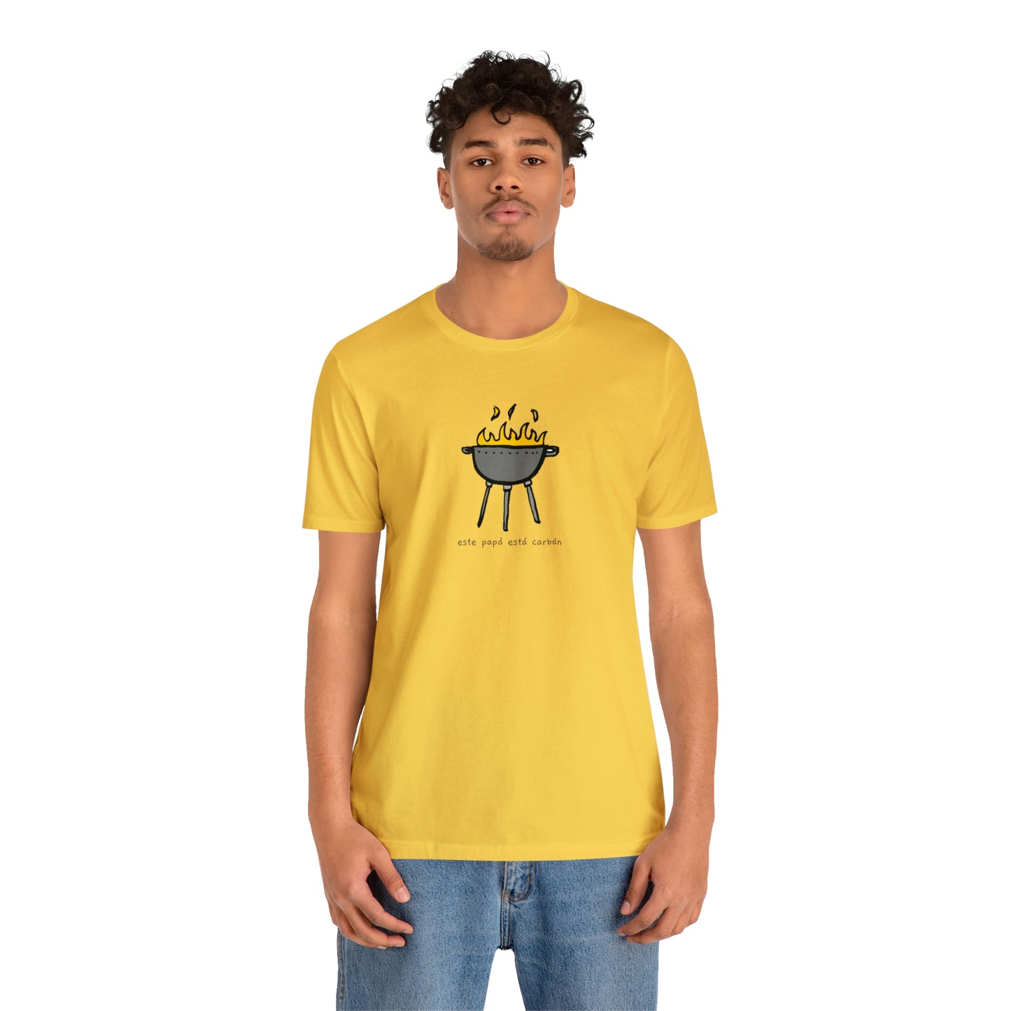 Este papá está carbón- y tiene la tshirt pa probarlo