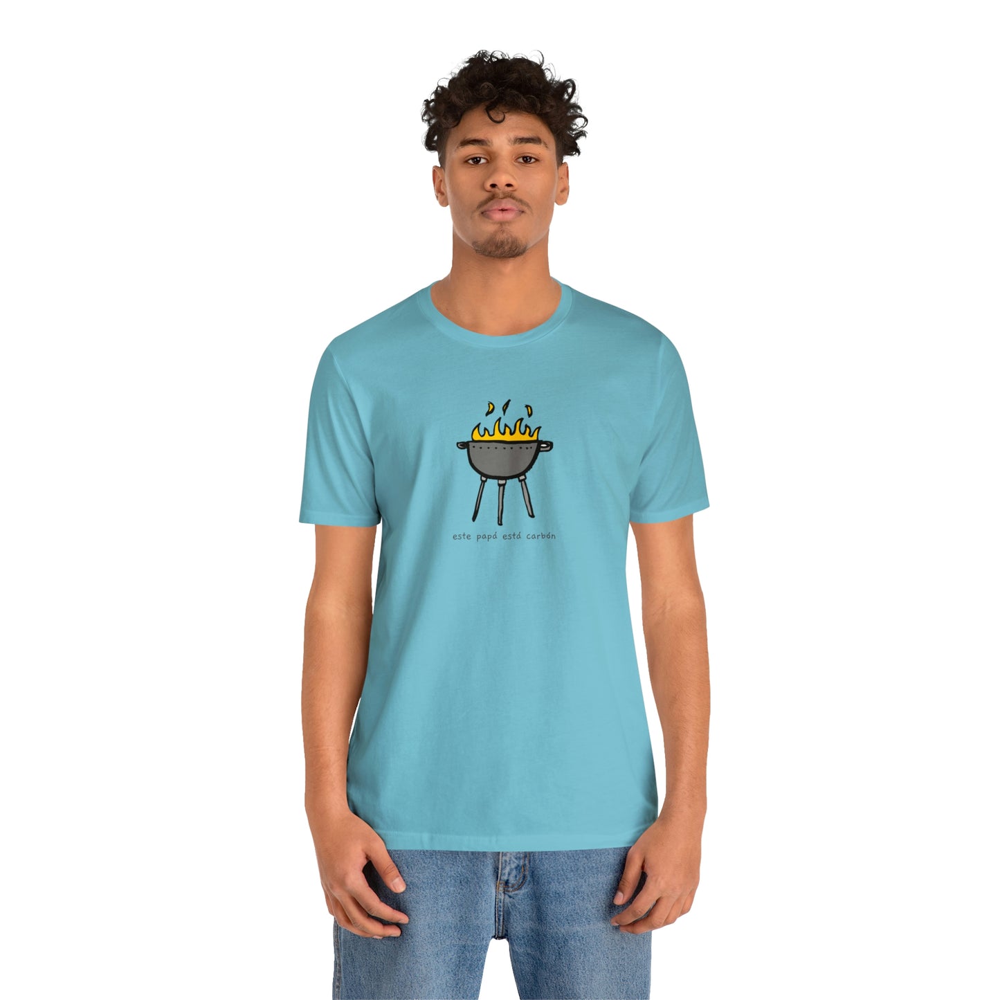 Este papá está carbón- y tiene la tshirt pa probarlo