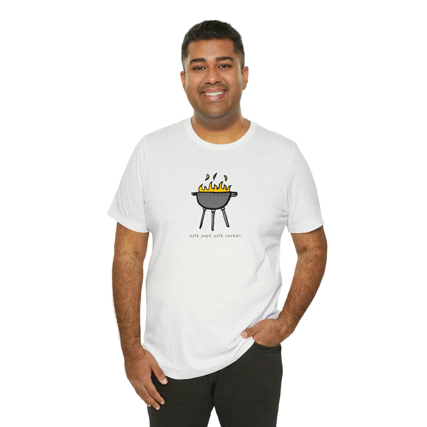 Este papá está carbón- y tiene la tshirt pa probarlo