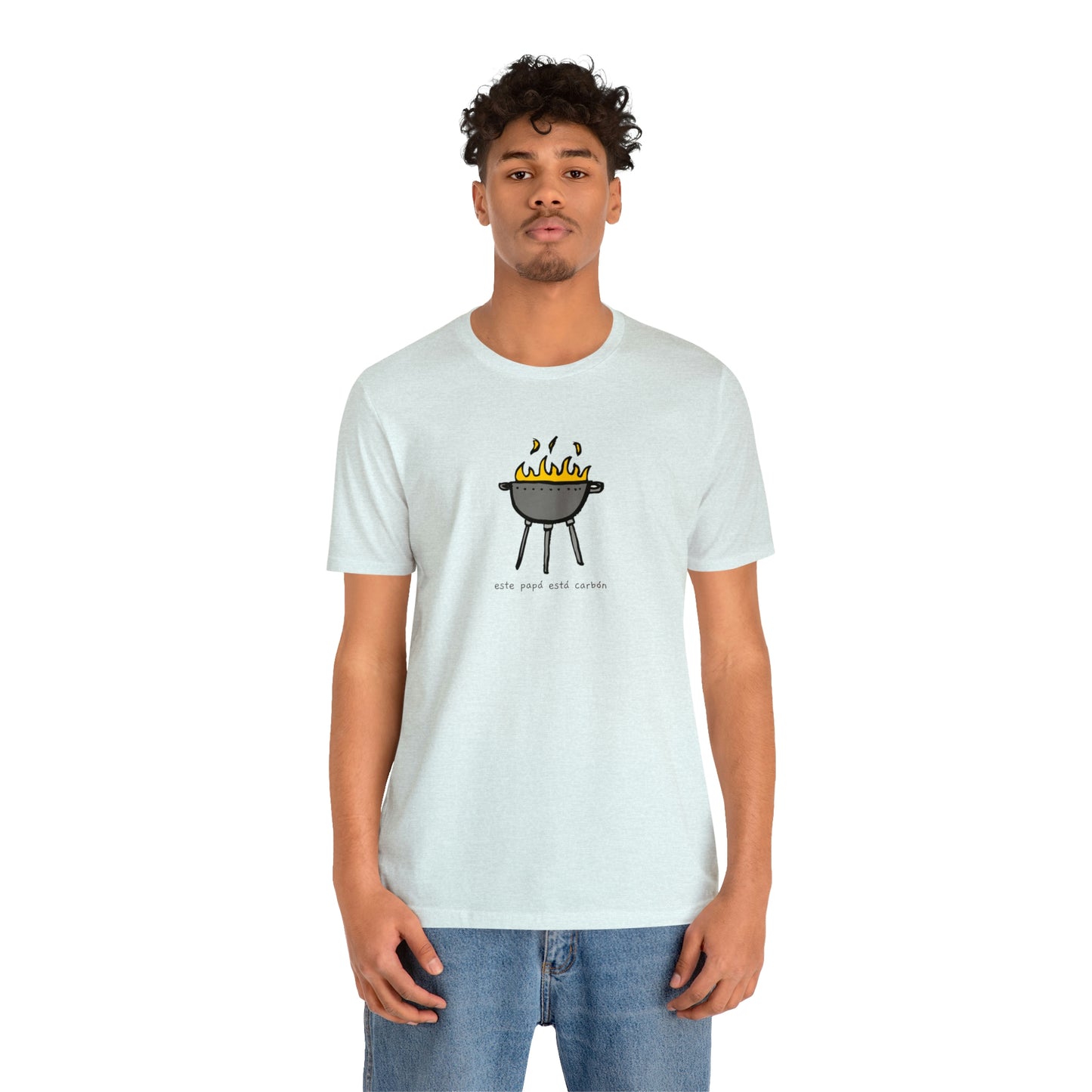 Este papá está carbón- y tiene la tshirt pa probarlo