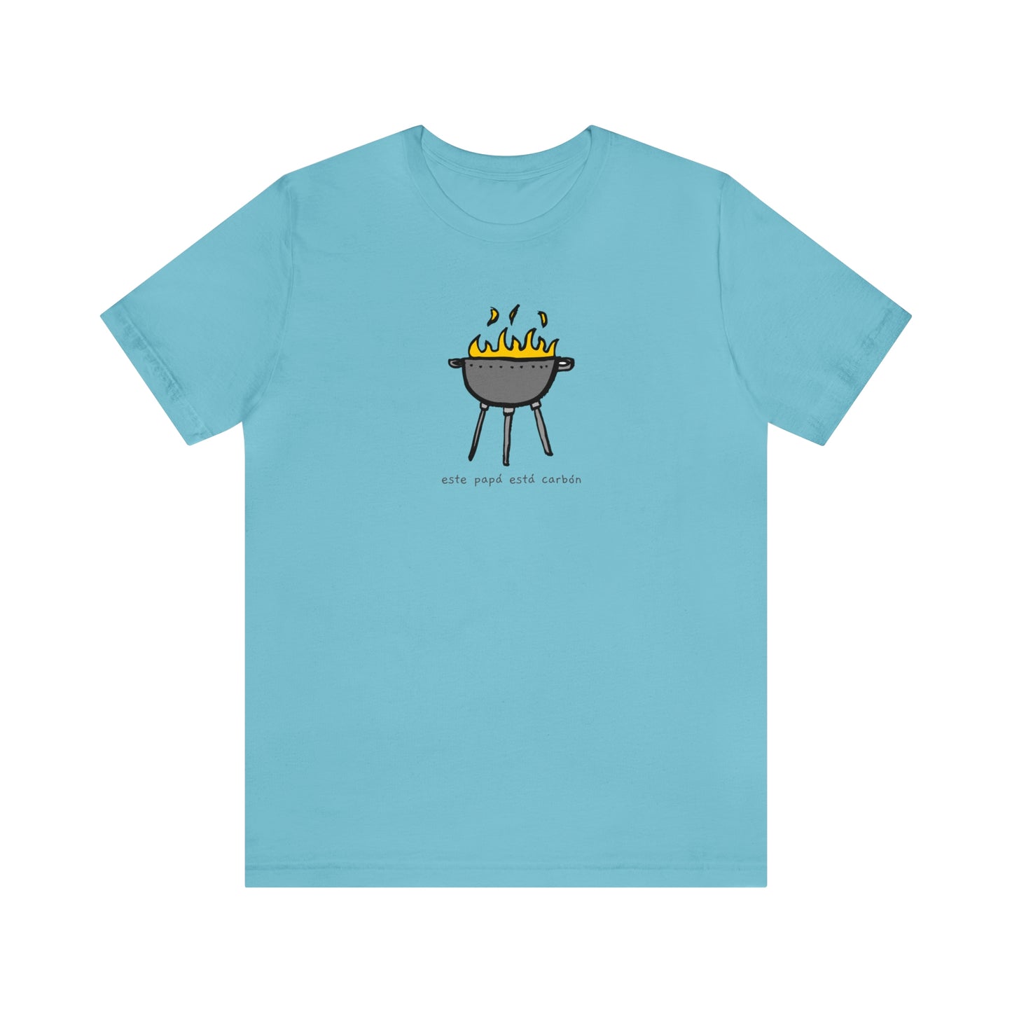 Este papá está carbón- y tiene la tshirt pa probarlo