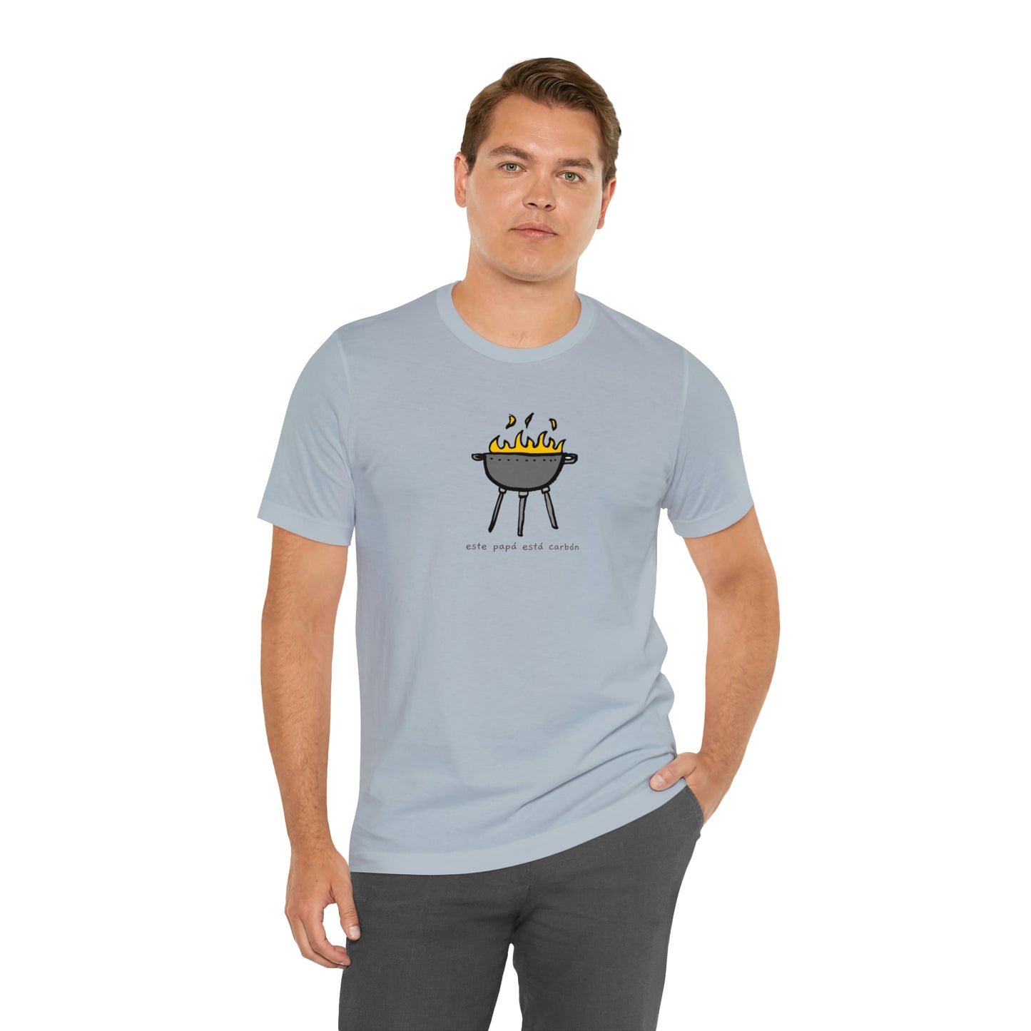Este papá está carbón- y tiene la tshirt pa probarlo