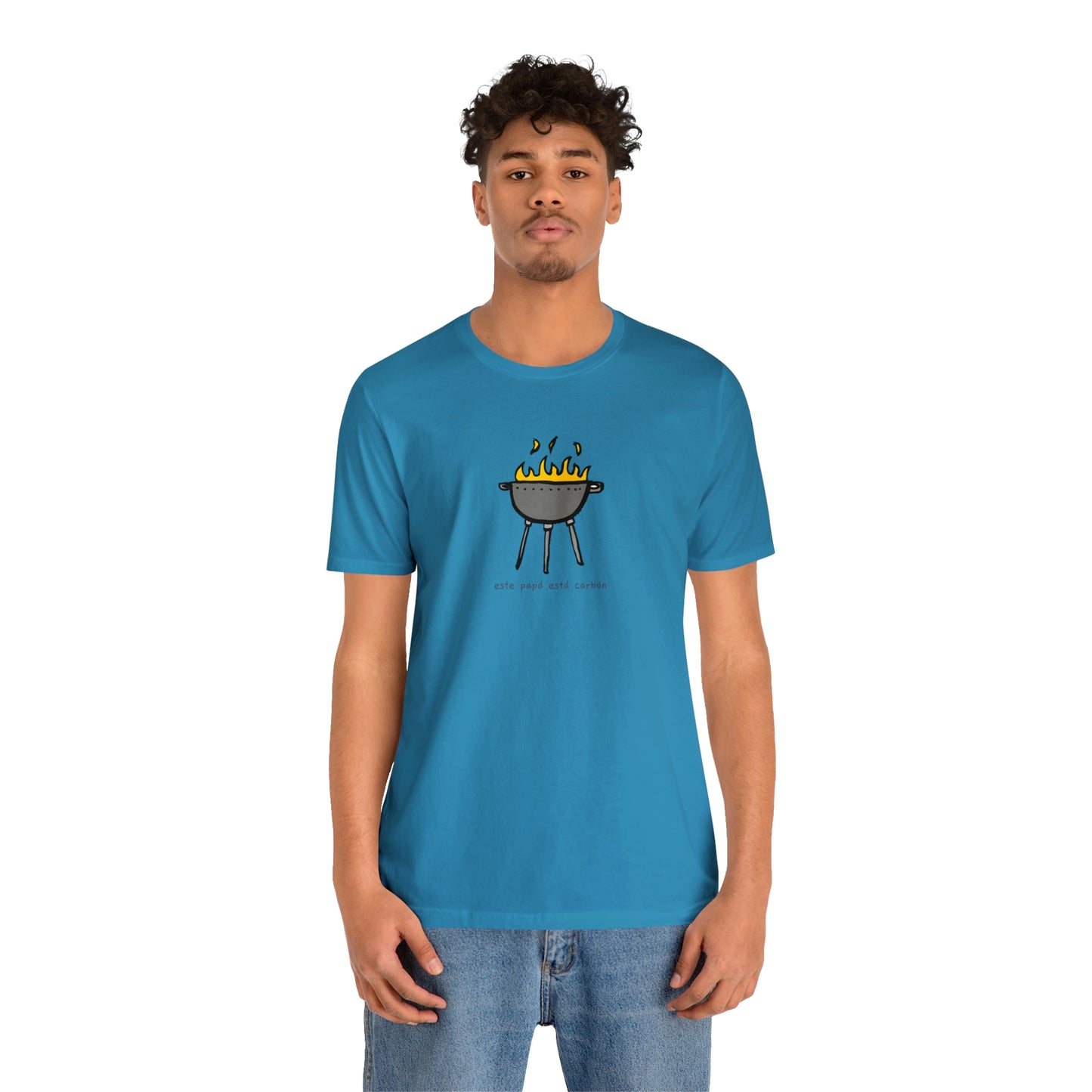 Este papá está carbón- y tiene la tshirt pa probarlo