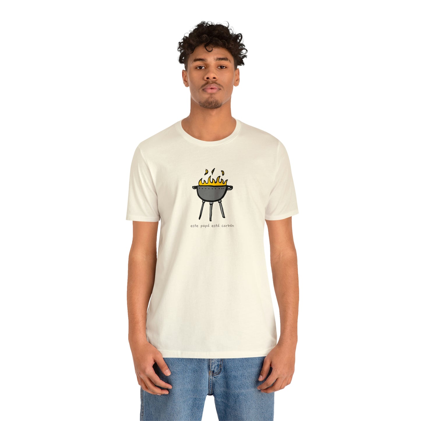 Este papá está carbón- y tiene la tshirt pa probarlo