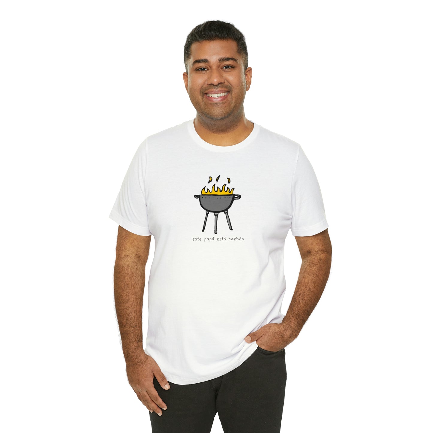 Este papá está carbón- y tiene la tshirt pa probarlo